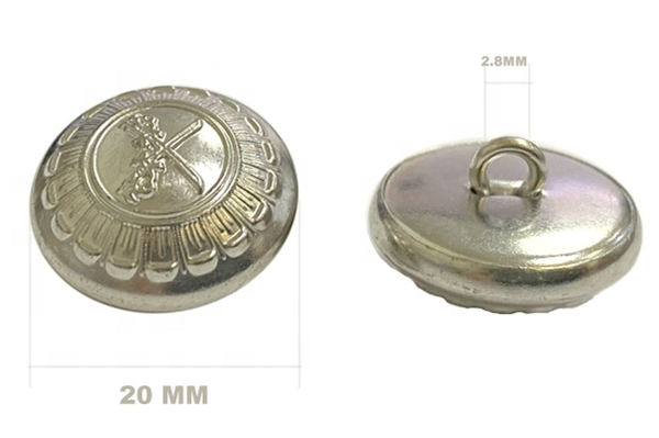 custom military shank buttons